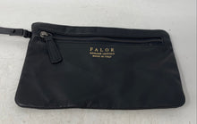 Load image into Gallery viewer, Falor Womens Black Genuine Leather Upper Zipper Designer Wristlet Wallet