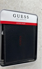 Load image into Gallery viewer, Guess Mens Brown Genuine Leather Multiple-Slot Card Bifold Wallet In Box