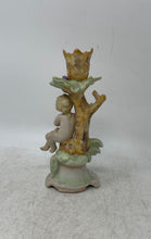 Load image into Gallery viewer, Home Decor Collectible Candle Holder Porcelain Baby With Birds Figurine