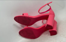 Load image into Gallery viewer, Madden Girl Womens Beella Pink Block Heel Open Toe Ankle Strap Sandals Size 8 M