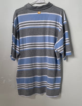 Load image into Gallery viewer, Ecko Unltd. Mens Multicolor Striped Spread Collar Short Sleeve Polo Shirt Size M