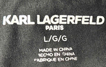Load image into Gallery viewer, Karl Lagerfeld Womens Black Elastic Waist Activewear Ankle Leggings Size Large