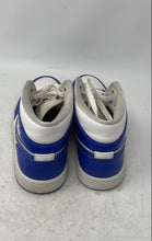 Load image into Gallery viewer, Nike Womens Jordan 1 Mid BQ6472-104 Blue White Sneaker Shoes Size 8