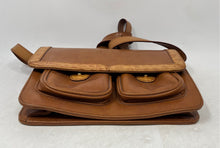 Load image into Gallery viewer, Bellerose Womens Brown Leather Outer Pockets Adjustable Strap Flap Crossbody Bag