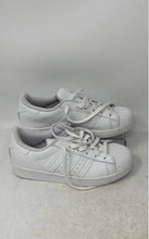 Load image into Gallery viewer, Adidas Kids Superstar White Round Toe Low Top Lace-Up Sneakers Shoes Size 2