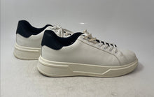 Load image into Gallery viewer, Zara Mens White Black Low Top Round Toe Lace-Up Sneakers Shoes Size EUR 42