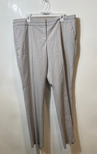 Load image into Gallery viewer, New York & Company Womens Gray Striped Stretch Trouser Pants Size 18 Average