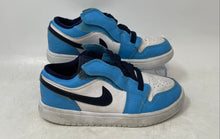 Load image into Gallery viewer, Nike Kids Air Jordan 1 Low Alt BQ6066-144 Blue White Basketball Shoes Size 13.5C