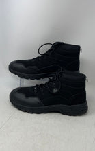 Load image into Gallery viewer, Torque Mens Black Leather Lace-Up Round Toe Ankle Riding Boots Size 11