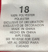 Load image into Gallery viewer, Liz Baker Womens Red Embroidered Long Sleeve Blouse Top Size 18