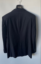 Load image into Gallery viewer, Lubiam 1911 Mens Blue Wool Long Sleeve Collared Three-Button Blazer Size 42R