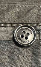 Load image into Gallery viewer, Authentic Burberry Mens Black Flat Front Pockets Uniform Dress Pants Size EUR 56