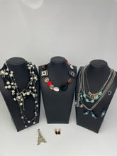 Load image into Gallery viewer, Liz Claiborne, Chico's, NY & Co. Multicolored Necklaces-Earrings-Brooch (8 pcs)