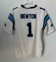 Load image into Gallery viewer, Nike Mens White Carolina Panthers Cam Newton #1 Football-NFL Jersey Size XL