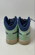 Load image into Gallery viewer, Nike Boys Air Jordan 1 Mid 554725-413 Blue Green Lace-Up Sneakers Shoes Size 6Y