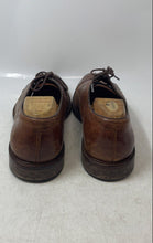 Load image into Gallery viewer, Johnston & Murphy Mens Sanborn Brown Leather Cap Toe Oxford Dress Shoes Size 12