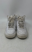 Load image into Gallery viewer, Nike Womens Court Vision Mid White Lace-Up Sneaker Shoes Size 6.5
