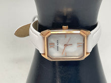 Load image into Gallery viewer, Anne Klein Women's Bronze Gold-Tone Watch with White Leather Strap (NCL)