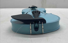Load image into Gallery viewer, Antique Blue Right-Handed 4 String Acoustic Violin With Bow In Case