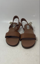 Load image into Gallery viewer, Steve Madden Womens Dina Brown Adjustable Buckle Strappy Sandals Size 7