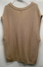 Load image into Gallery viewer, Forever 21 Mens Beige Cotton V-Neck Pullover Sweater Vest Size Large