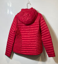 Load image into Gallery viewer, Tommy Hilfiger Womens Red Long Sleeve Hooded Full-Zip Puffer Jacket Size Large
