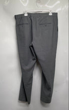 Load image into Gallery viewer, Perry Ellis Portfolio Mens Gray Print Slash Pockets Belt Loops Dress Pant 36x32
