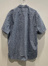 Load image into Gallery viewer, J.Crew Mens Blue White Printed Short Sleeve Flex Washed Button-Up Shirt Size XXL