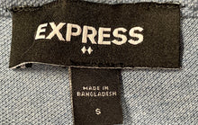 Load image into Gallery viewer, Express Mens Navy Blue Cotton Short Sleeve Collared Polo Shirt Size Small
