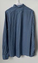 Load image into Gallery viewer, Brooks Brothers Mens Blue Gingham Cotton Long Sleeve Button-Up Shirt Size L
