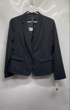 Load image into Gallery viewer, Liz Claiborne Career Womens Dark Gray Long Sleeve One-Button Blazer Size 10P