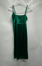 Load image into Gallery viewer, Forever 21 Womens Green Sleeveless Side Slit Pullover Sheath Dress Size S