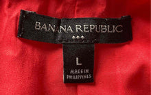 Load image into Gallery viewer, Banana Republic Womens Red Tie Neck Sleeveless Ruffle Hem Maxi Dress Size L