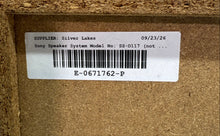 Load image into Gallery viewer, Sony Model No. SS-D117 Black 3-Way Wired Bookshelf Speaker System Not Tested