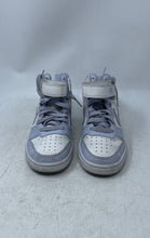 Load image into Gallery viewer, Nike Kids Court Borough Mid 2 CD7782-014 White Light Blue Sneaker Shoes Size 4Y