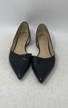Load image into Gallery viewer, Franco Sarto Womens Neiman Black Leather Pointed Toe D'Orsay Flats Size 6.5M
