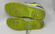 Load image into Gallery viewer, Nike Boys Court Borough 2 HJ9241-488 White Blue Neon Green Sneaker Shoes Size 4Y