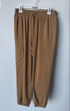 Load image into Gallery viewer, Michael Kors Womens Brown Drawstring Cargo Pockets Jogger Pants Size L