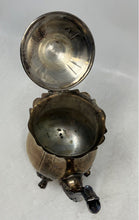 Load image into Gallery viewer, Silver-Tone Engraved Chippendale Scroll Handle Serving Coffee & Tea Pot With Lid
