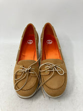 Load image into Gallery viewer, Timberland Womens Skipher Brown White Round Toe Wedge Pump Heels Size 7M