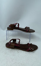 Load image into Gallery viewer, AGL Attilio Giusti Leombruni Womens Brown Red Slingback Sandals Size EUR 39