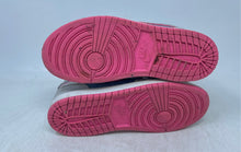 Load image into Gallery viewer, Nike Boys Air Jordan 1 Mid Blue Beige Pink Lace-Up Sneaker Shoes Size 2.5Y