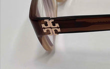 Load image into Gallery viewer, Authentic Tory Burch Women's Brown & Light Beige Gradient Glasses With Case