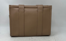 Load image into Gallery viewer, Womens Brown Embossed Faux Leather Bottom Studs Zipper Medium Small Tote Bag