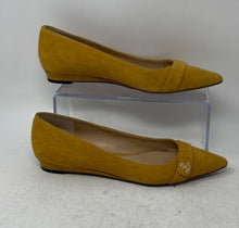 Load image into Gallery viewer, Authentic Ralph Lauren Womens Yellow Slip-On Ballet Flats 7B Interior Damaged
