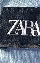 Load image into Gallery viewer, Zara Womens Blue Sleeveless Zipped Pockets Belted Mini Dress Size S With Tag