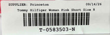 Load image into Gallery viewer, Tommy Hilfiger Womens Pink Flat Front Slash Pockets Stretch Chino Shorts Size 8