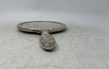 Load image into Gallery viewer, Vintage Silver-Tone Swirl Engraved Collectible Round Shape Hand Mirror