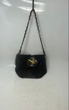 Load image into Gallery viewer, Solar Womens Black Genuine Leather Shoulder Strap Flap Crossbody Handbag
