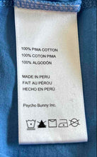 Load image into Gallery viewer, Psycho Bunny Mens Blue Cotton Short Sleeve Crew Neck Graphic T-Shirt Size 6